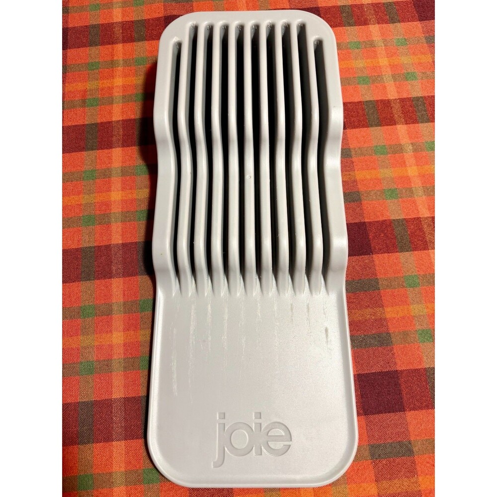 JOIE In Drawer Knife Organizer Tray New Gray